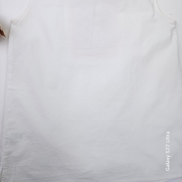 J. CREW White Pink Orange Embroidered Top Sz 2 - Picture 7 of 10